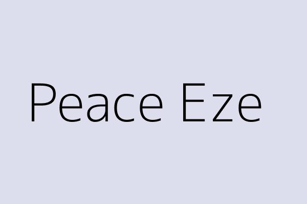 Peace Eze